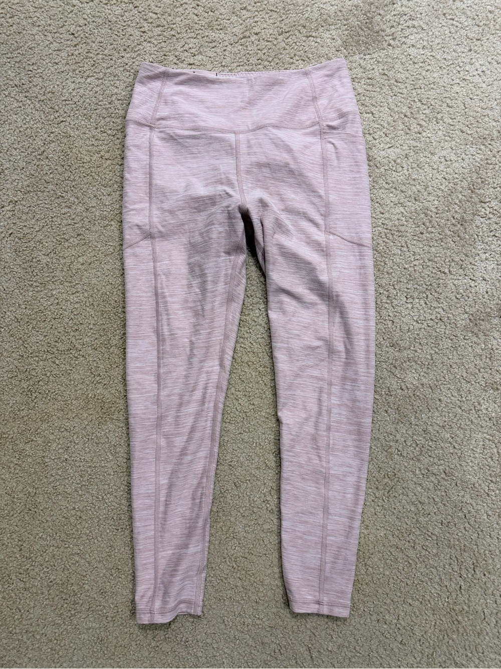 Victoria's Secret Heathered Dusty Pink Leggings